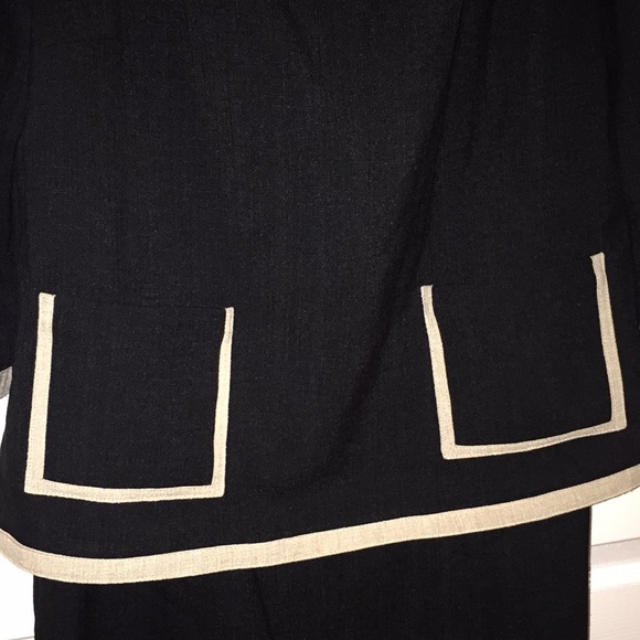 Evan Picone Ladies Dress Size 14 Black Business Office Wear - Picture 9 of 10